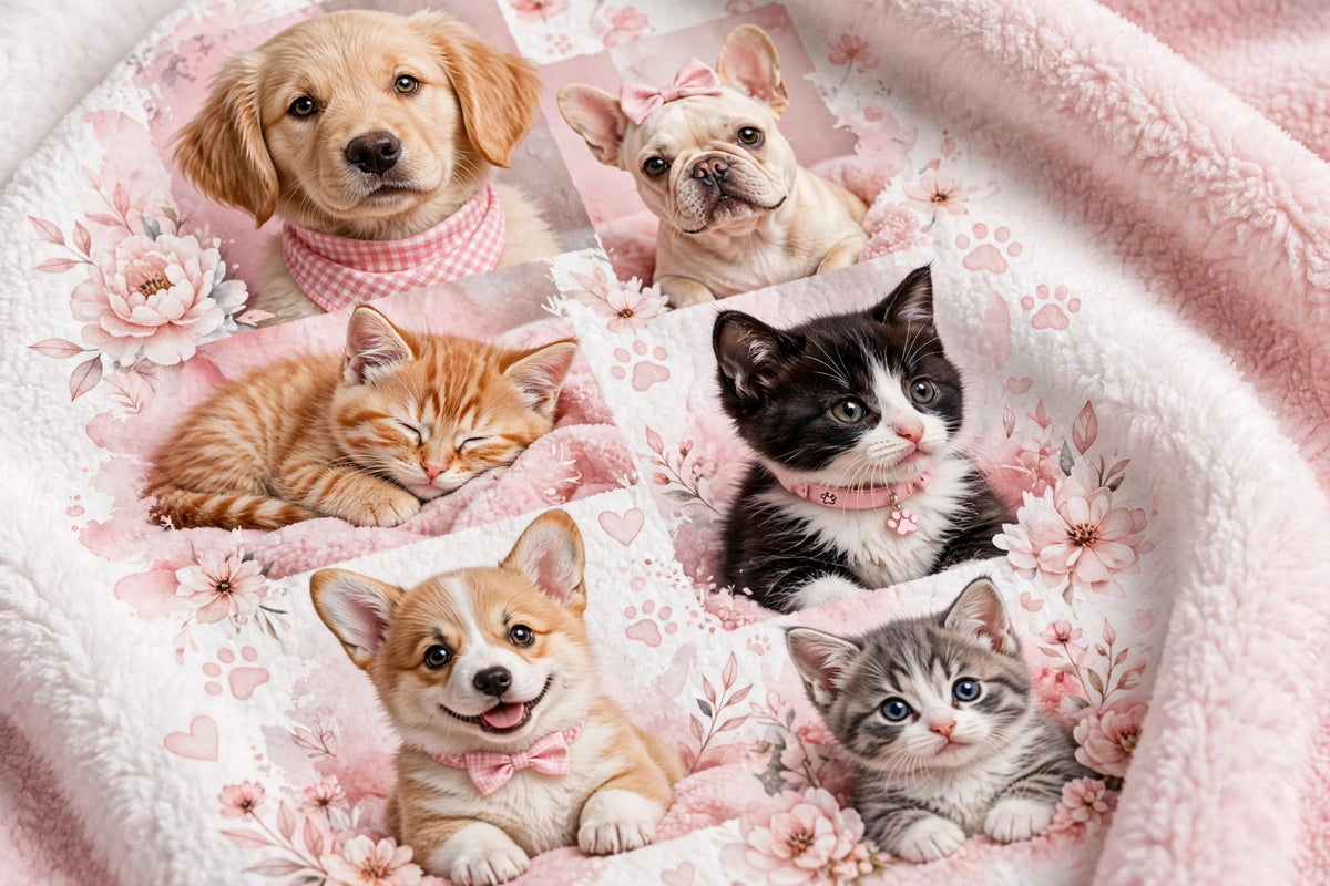 Custom Pet Fleece Blanket