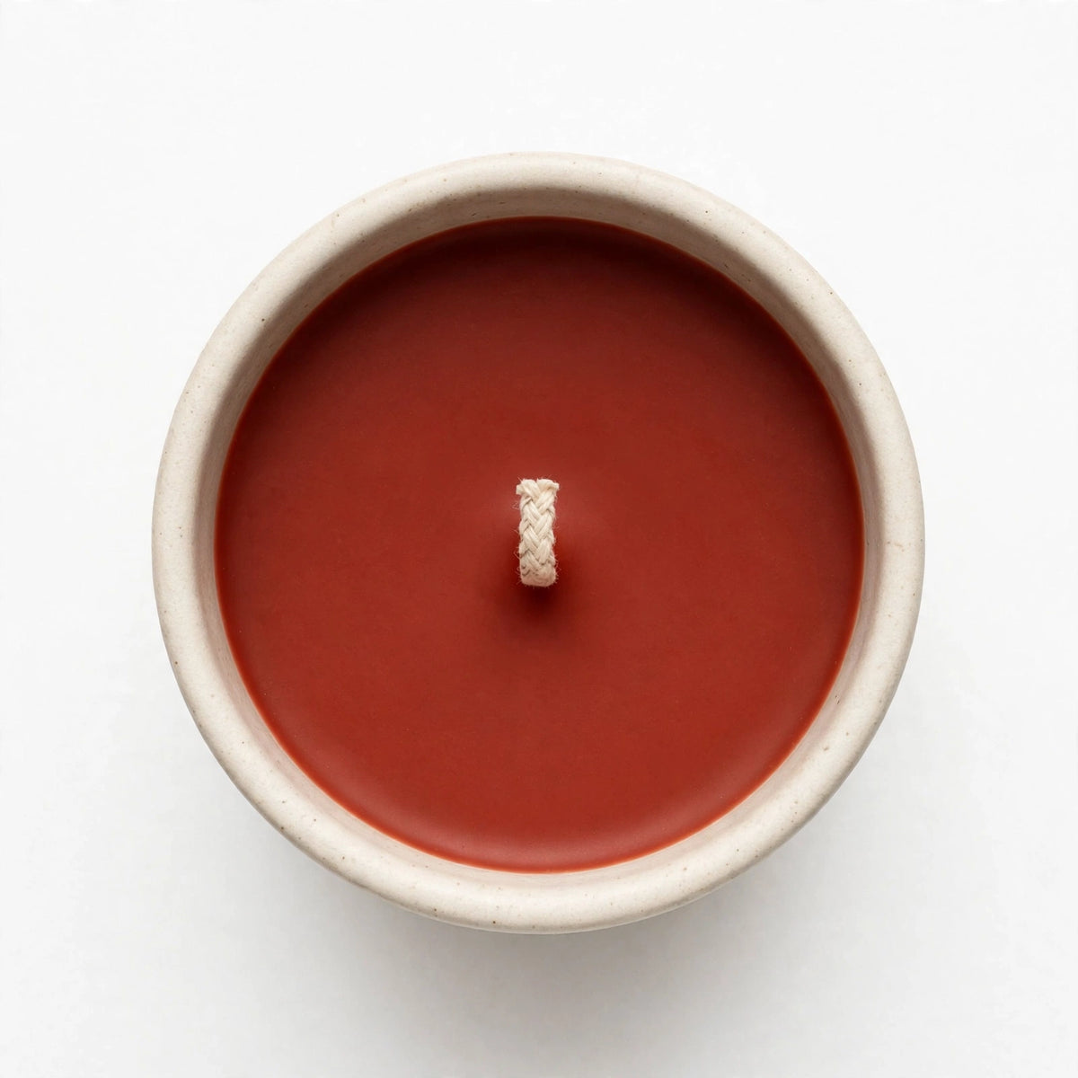 Rust Red Campfire Candle