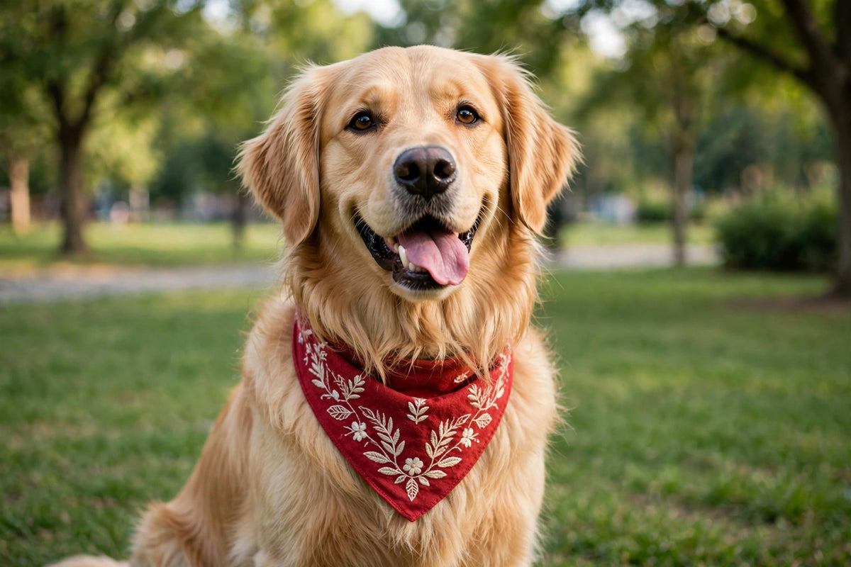 Custom Embroidered Pet Bandana