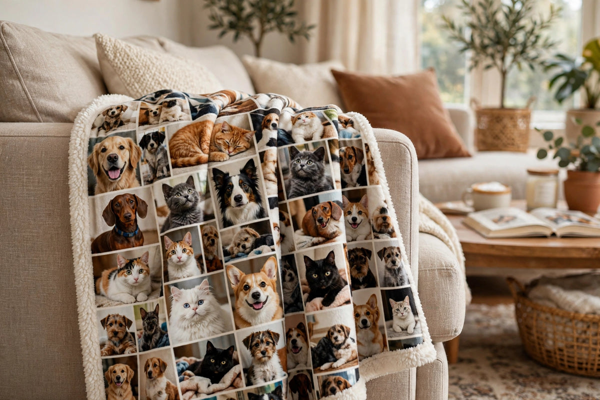 Custom Pet Fleece Blanket
