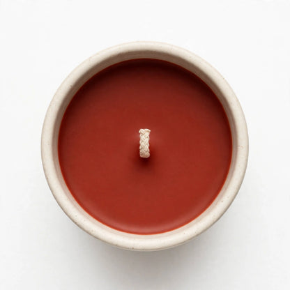 Rust Red Campfire Candle
