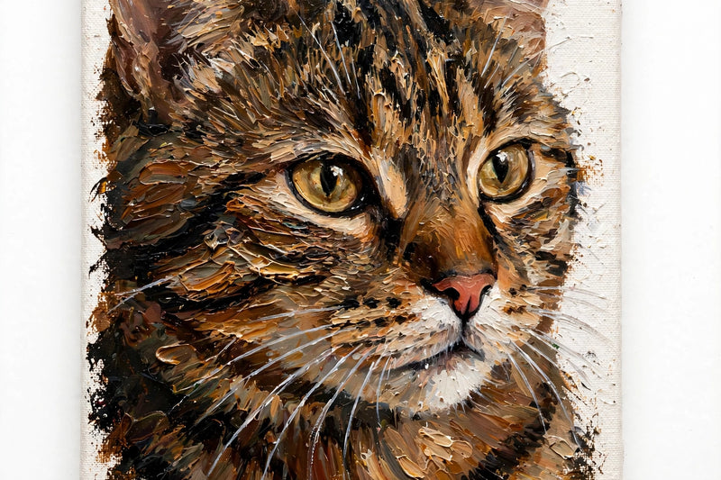 Hand-Painted Pet Portrait
