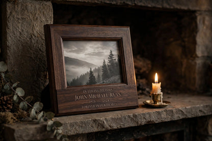 Engraved Pet Memorial Photo Frame