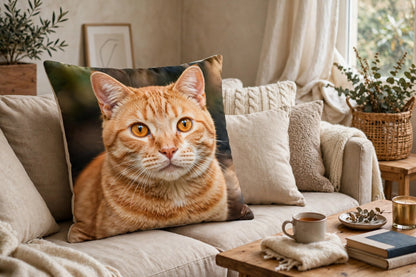 Personalized Pet Throw Pillow