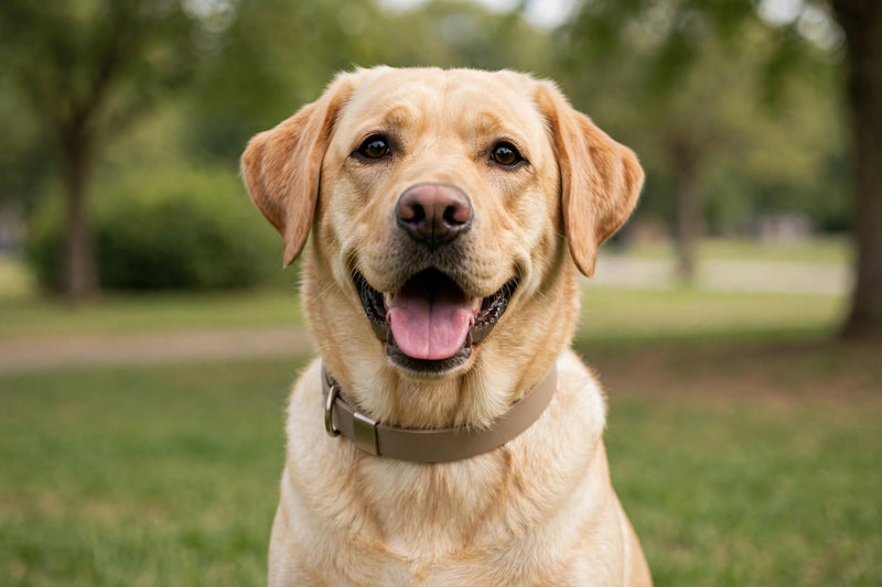 Minimalist Warm Taupe Pet Collar