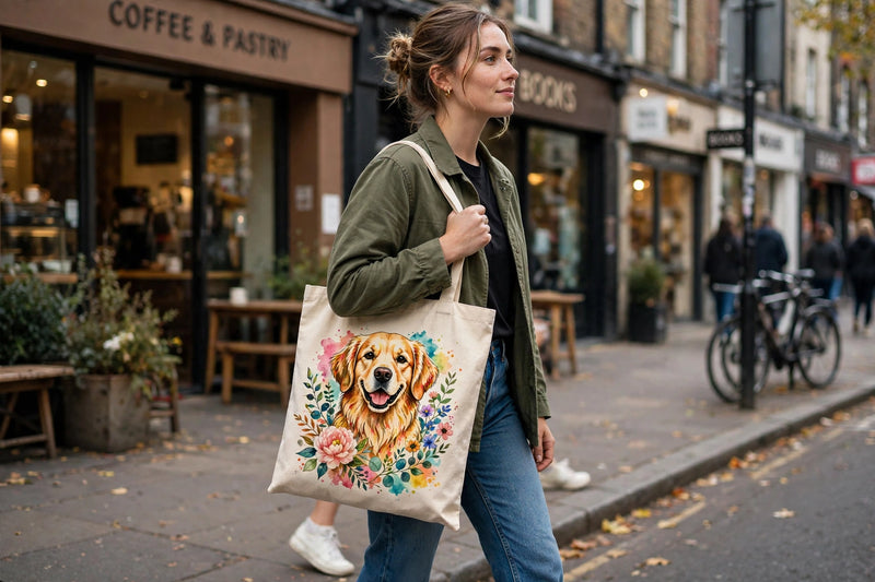 Custom Pet Portrait Tote Bag