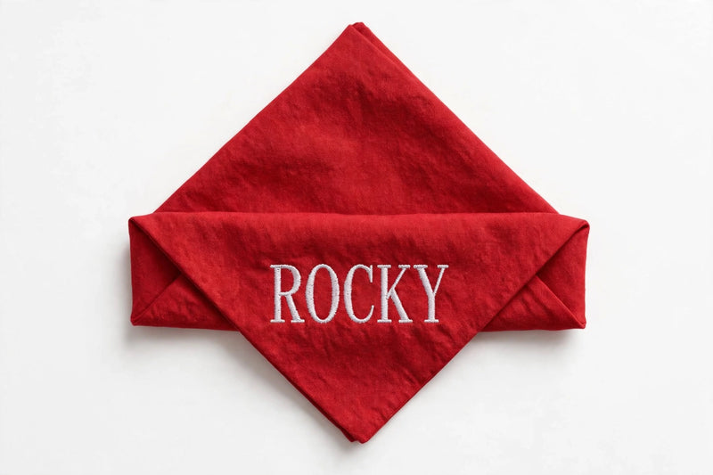 Custom Embroidered Pet Bandana