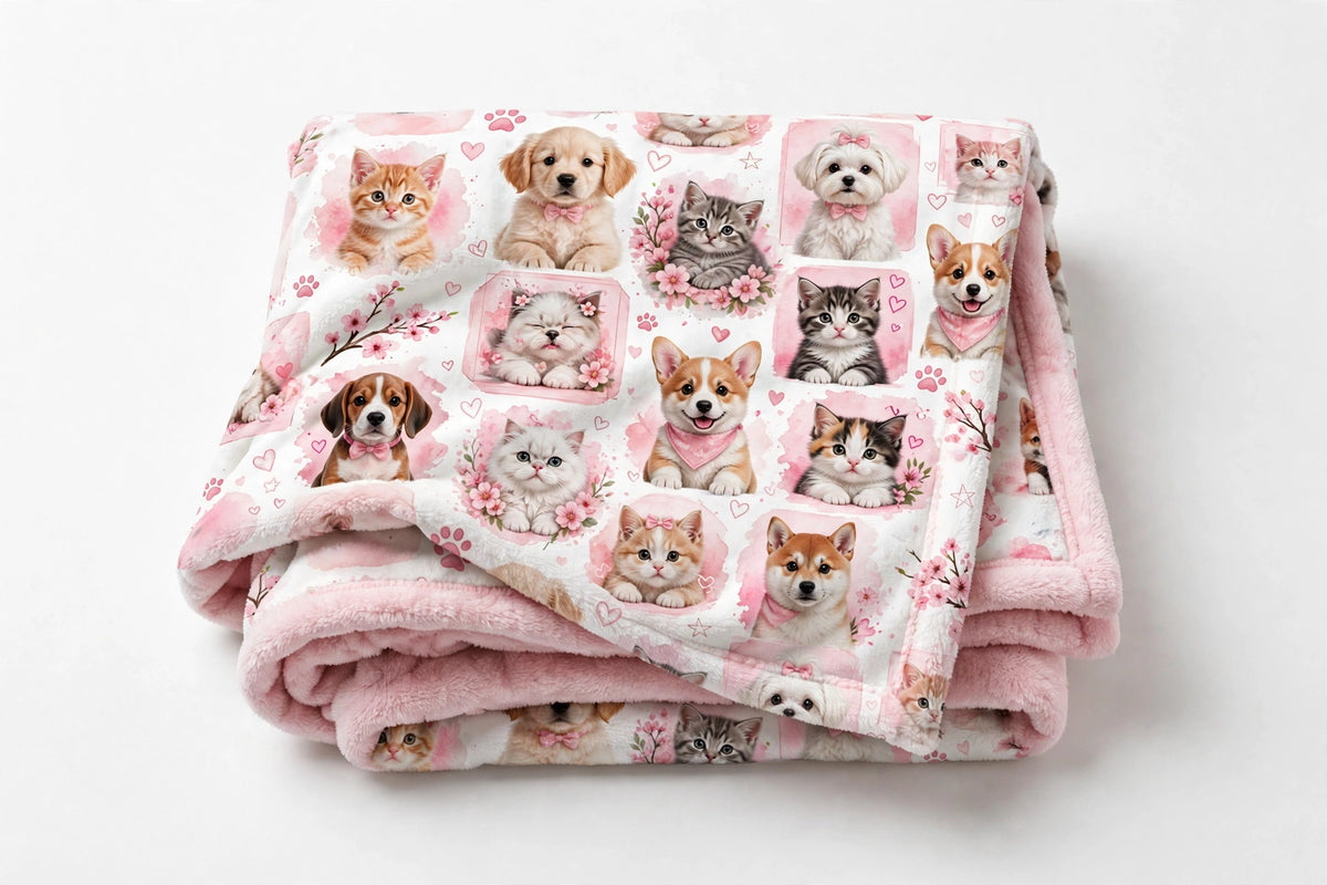 Custom Pet Fleece Blanket