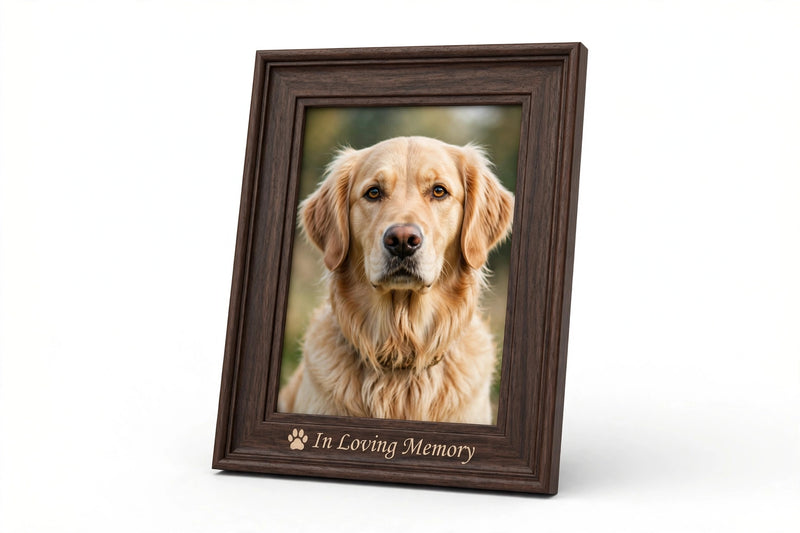 Engraved Pet Memorial Photo Frame
